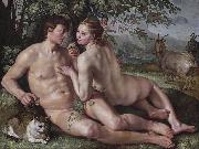 Hendrick Goltzius The Fall of Man oil painting artist